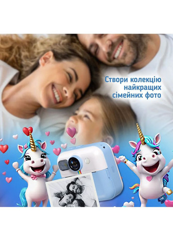 Детский фотоаппарат с функцией моментальной печати Blue (CW-PHP01B) Colorway (366828003)