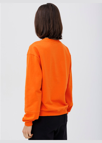 Оранжевый демисезонный джемпер женский №1628 Leinle