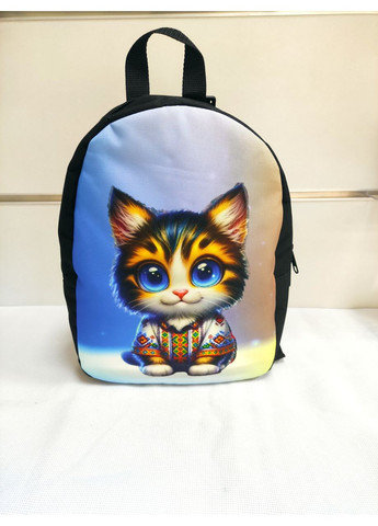 Рюкзак детский с принтом "Котик в вышиванке" No Brand (367079029)