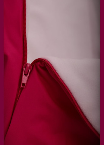 Рожевий зимній комбінезон для дівчинки на холлофайбері рюша малиновий 104 см (28693) BABYKROHA