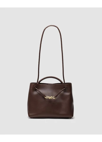 Сумка BOTTEGA VENETA Andiamo Medium Leather Tote Bag in Brown Боттега No Brand (377509441)