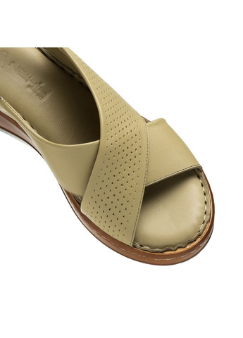 Оливковые босоножки (1491лz) Nehir