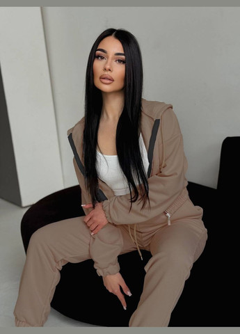 Женский спортивный костюм джогера и укороченная кофта на молнии. Nositi (329248700)