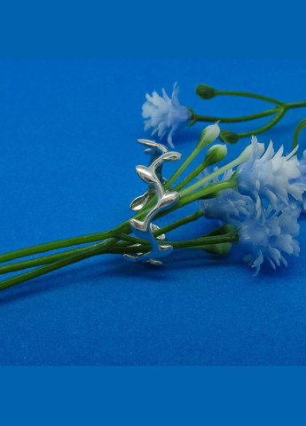 Срібна каблучка "Гілочка і листочки" 19 No Brand (350667477)