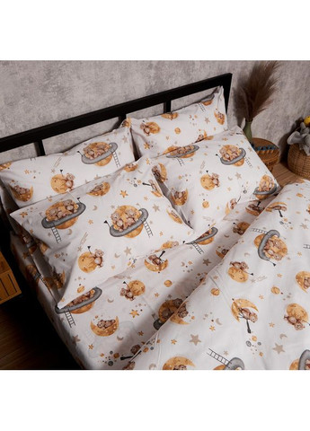 Комплект постельного белья Бязь Gold Люкс King Size 220x240 наволочки 2х50х70 (MS-820009836) Moon&Star Teddy Dreams (356114224)