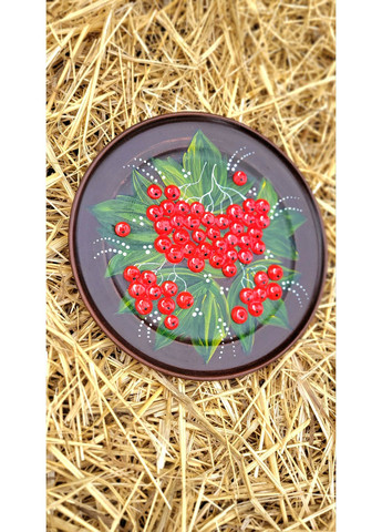 Декоративне панно Червона калина з червоної глини No Brand (355894541)