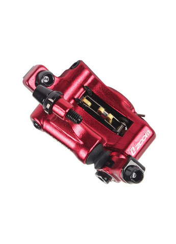 Тормоз дисковый гидравлический с механическим приводом, XTECH HB-100 (передний 180 мм) красный Zoom (366300503)