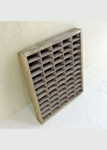 Стелаж для іграшкових машинок з дерева Форд 60 капучино (СДМ-060409) No Brand (328605317)