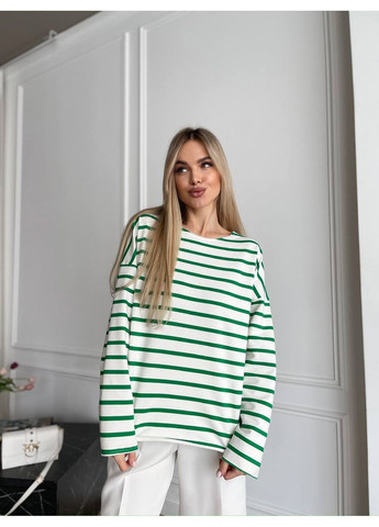 Базовый лонгслив оверсайз из турецкой двунити — ЗАМЕР В ОПИСАНИИ GD/GL Модний простір (370147250)