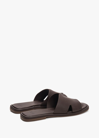 Коричневые шлепанцы, цвет коричневый Estro