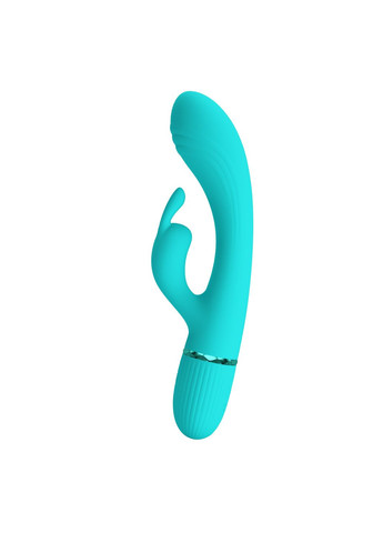 Вибратор-кролик Scocco, голубой, 20 х 3.6 см Pretty Love (361670093)