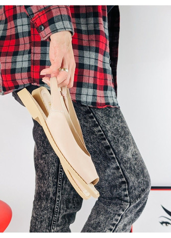 197 Босоніжки Шкіряні Бежеві на резинці KDSL (295599572)