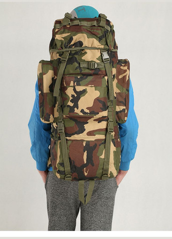 Тактичний похідний рюкзак 65 л D3-GGL-508 Пісочний піксель Solve (305743484)