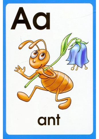 Англійська абетка ABC Words. Картки Грамота (370052476)