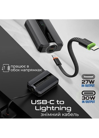 Powerbank Neo-10Uni 10000 mAh 30W Power Delivery Black (neo-10uni.black) Promate (323130598)