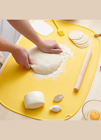 Коврик для теста силиконовый MY HOME 60x40 см (KP-84 YELLOW) MVM (301003183)