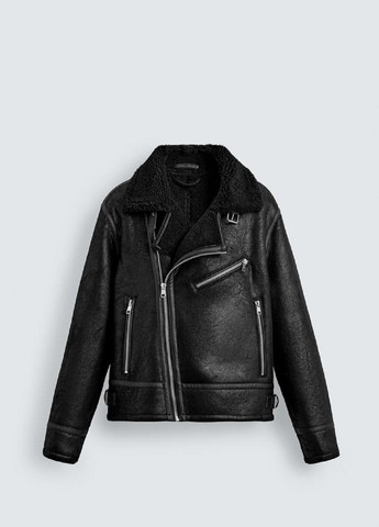 Черная зимняя куртка Zara