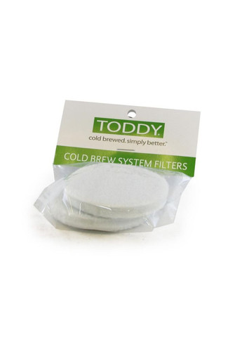 Войлочные многоразовые фильтры белые 2 шт. для Тодди колд брю на 2 л. (R-THMFF12H-VS) Toddy (314454896)