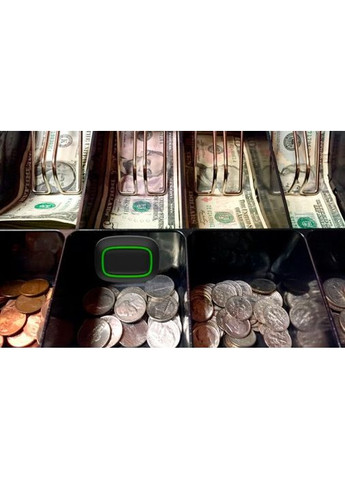 Бездротова тривожна кнопка Button, чорна Ajax (360422004)