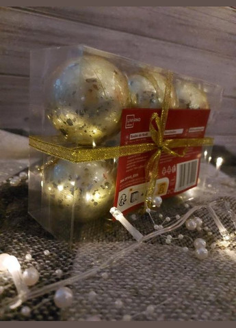 Елочные шары набор 6 шт Livarno Ялинкові кулі (311314324)