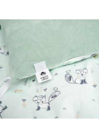 Постільний комплект Be Happy з пледом, 8 елементів, м'ятний () Twins 4078-TBH-14 (361147479)