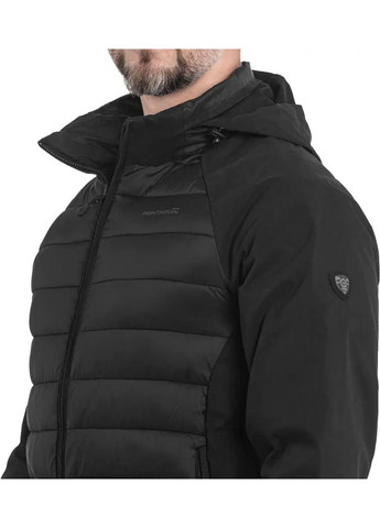 Черная демисезонная куртка neutron hybrid jacket black Pentagon