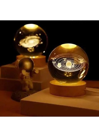 Світлодіодна кришталева куля, декоративна універсальна 3D нічниця, кришталева куля Erston (363833238)