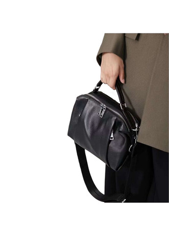 Женское кожаное черное кроссбоди RoyalBag NB2-8686A (299179409)