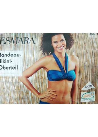 Синій купальний ліф синій Esmara