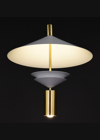 Люстра світлодіодна підвісна LED світильник для квартири на стелю лед 28035 Білий 50-140х40х40 см. Sunnysky (364759967)