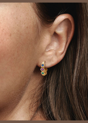 Срібні сережки Камені Вічності No Brand (334305803)