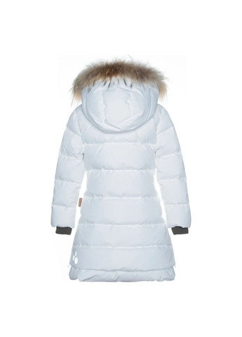 Белая пальто-пуховик parish, р.128, белый () Huppa 12470055-00020-128