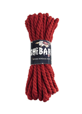 Бавовняна мотузка для Шибарі Shibari Rope, 8 м Червона CherryLove Feral Feelings (282709502)