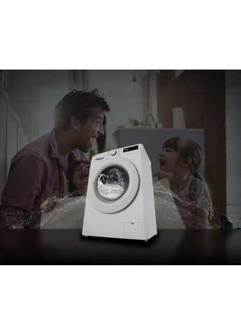 Пральна машина F2Y5PS3W фронтальна, 8кг, 1200, A, 48см, дисплей, пара, інвертор, LG (370605241)