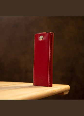 Яркая кожаная ключница 11353 Grande Pelle (329150629)