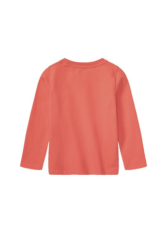 Оранжевый демисезонный повседневный лонгслив Lupilu