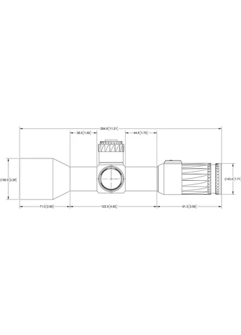 Оптический прицел Vudu 5-25x50 FFP TR3 Horus (VDU5-25FFTR3) EOTech (394446391)