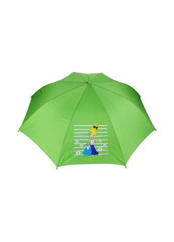 Зонтик детский с салатовым свистком с принтом полуавтомат 95 см 8 спиц 049 No Brand (272149628)