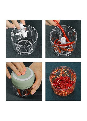 Кухонный портативный измельчитель аккумуляторный FlyHigh ручной блендер для кухни от USB (030g) No Brand (341740874)