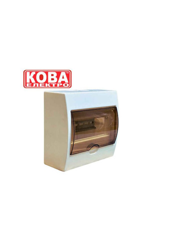 Корпус модульний Зовнішній 8 модулів IP40 пластик КМП-8 Н КОВА-ЕЛЕКТРО (365736333)