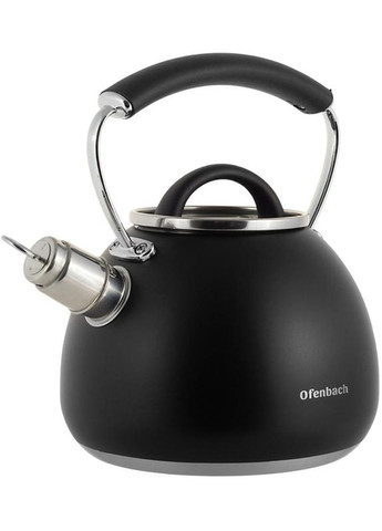 Чайник Magic Kettle 2.5л черный со свистком индукционный чайник из нержавеющей стали для кухни Ofenbach (368991308)