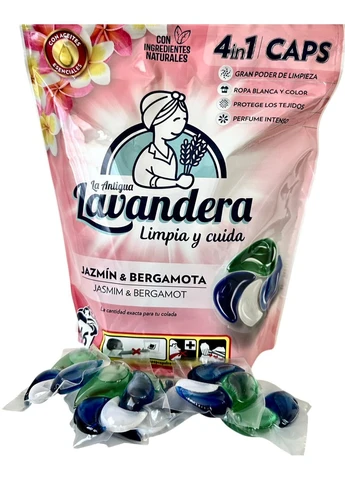 Капсули для прання Jazmin&Bergamota 4 в1, 1 шт La Antigua Lavandera (341538429)