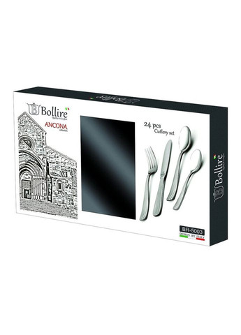 Набір столових приладів Ancona 24 пр BR-5003 Bollire (335717703)