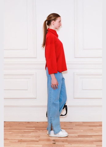 Спортивна віскозна кофта червоного кольору Гаурда Dolcedonna (308260754)