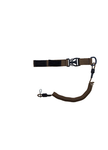 Тренчик пистолетный с фастексом, страховочный шнур для пистолета, быстросъемный (паракорд) цвет койот Сварог (342375101)