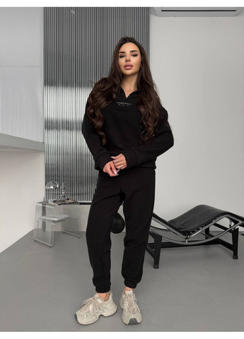 Костюм 448 двухсторонний Полар флис брюки и кофта с воротником на молнии с вышивкой Україна (370091881)