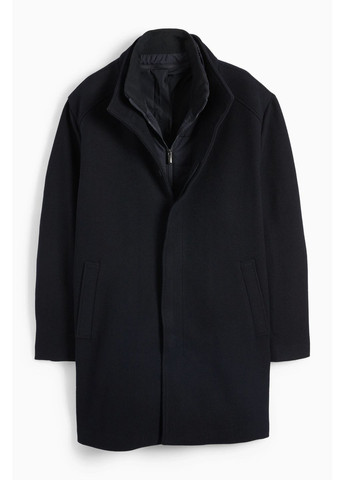 Темно-синее демисезонное Пальто из шерсти 2 в 1 C&A