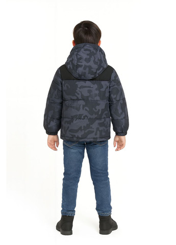 Сіра зимня куртка дитяча зимова для хлопчика сіра (830) 150 No Brand