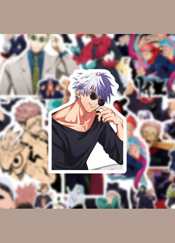 Стикеры Токийский Гуль Tokyo Ghoul манга аниме стикерпак наклейки набор наклейок 50 шт Shantou (332996873)