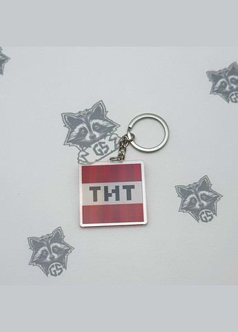 Брелок из акрила Minecraft ТNT No Brand (339619003)